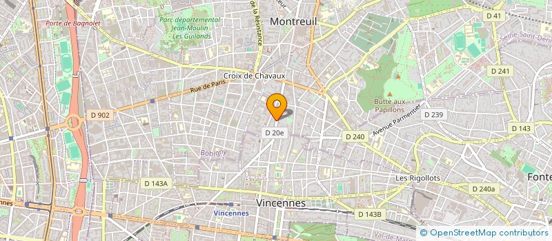 localisation de l'entreprise MADAME RADIA HAMENNI à MONTREUIL