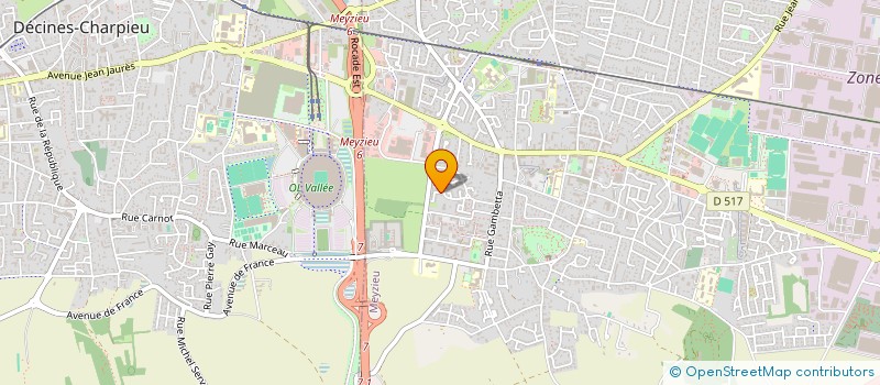 localisation de l'entreprise MADAME RADIA HASSOUN à MEYZIEU