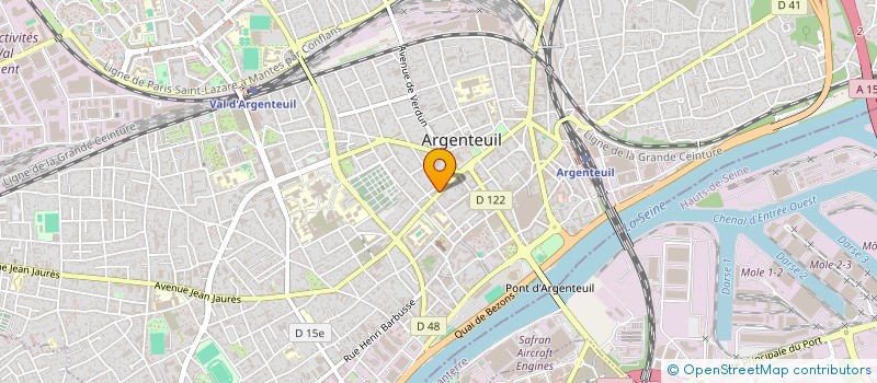 localisation de l'entreprise MADAME RADIA MAAROUFI  ARGENTEUIL