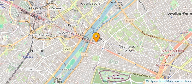localisation de l'entreprise MADAME RADIA SEBBANE à NEUILLY-SUR-SEINE