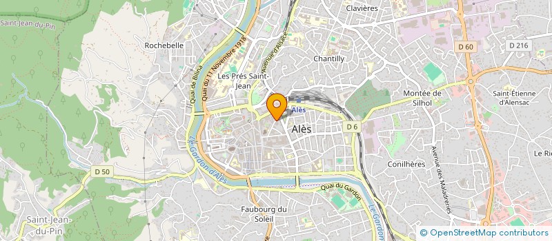 localisation de l'entreprise MADAME RADIA TAOURI  ALES