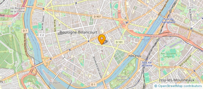 localisation de l'entreprise MADAME RADIA ZELLAG à BOULOGNE-BILLANCOURT