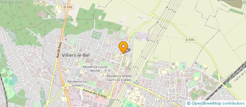 localisation de l'entreprise MADAME RADIATOU DIALLO  VILLIERS-LE-BEL