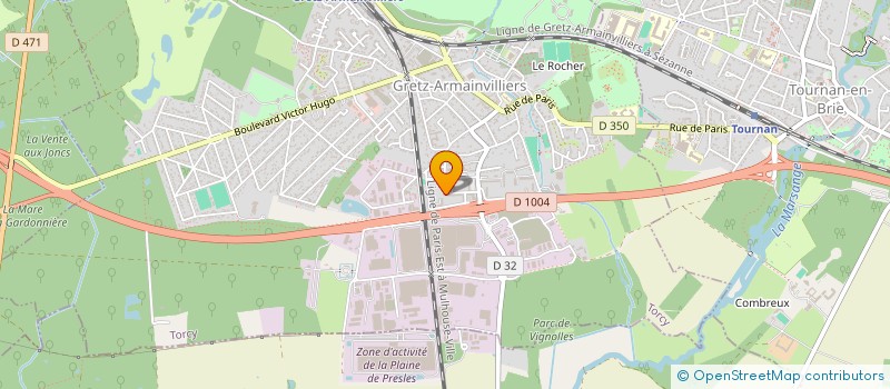 localisation de l'entreprise MADAME RADIJA NOSOLINE GENTIL BANORA  GRETZ-ARMAINVILLIERS