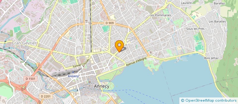 localisation de l'entreprise MADAME RADINA STOIMENOVA à ANNECY