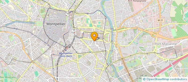 localisation de l'entreprise MADAME RADJA LAHOUYER à MONTPELLIER
