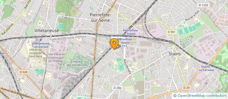 localisation de l'entreprise MADAME RADJALATCHOUMY PAJANIRASSA à PIERREFITTE-SUR-SEINE
