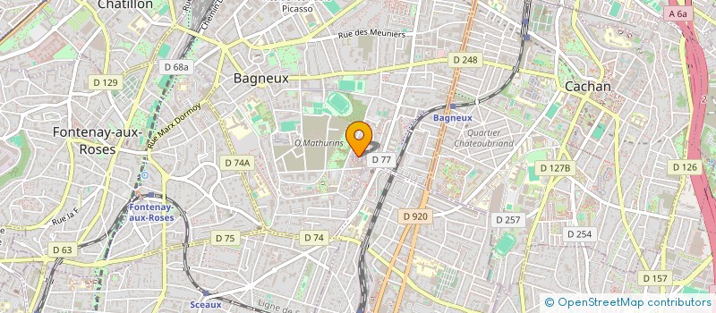 localisation de l'entreprise MADAME RADJI-LATOU SARR à BAGNEUX
