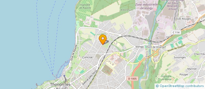 localisation de l'entreprise MADAME RADKA HUDAKOVA à THONON-LES-BAINS