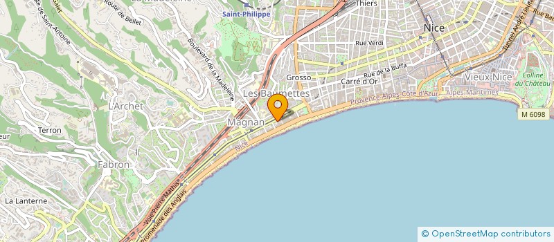 localisation de l'entreprise MADAME RADMILA MIRKOVIC à NICE