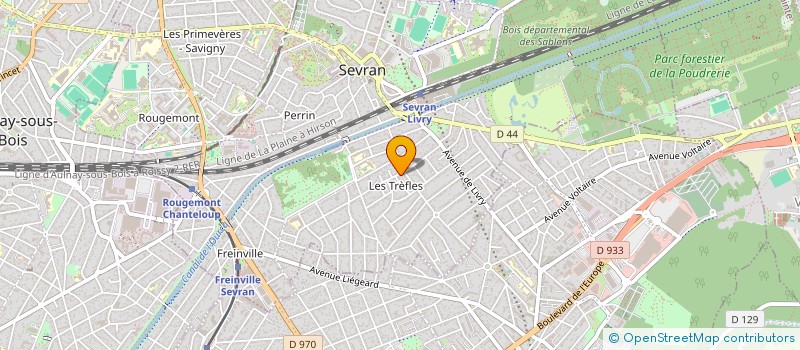 localisation de l'entreprise MADAME RADMILA PETKOVIC à SEVRAN