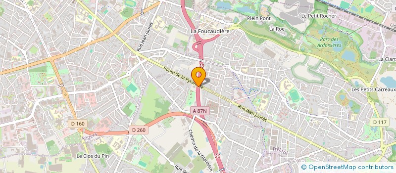 localisation de l'entreprise MADAME RADMILA YERIGEVA  LES PONTS-DE-CE