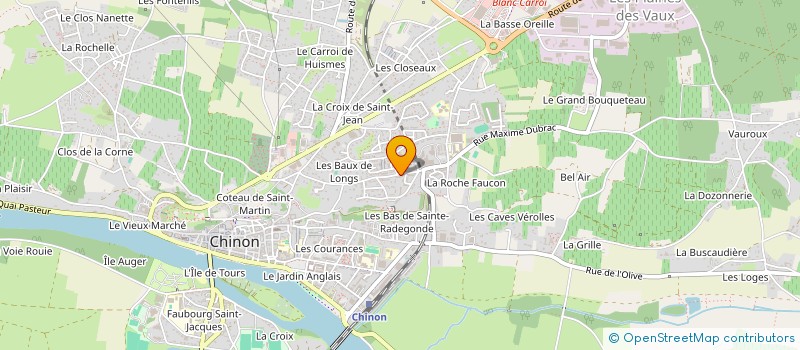 localisation de l'entreprise MADAME RADOSTINA PETKOVA  CHINON