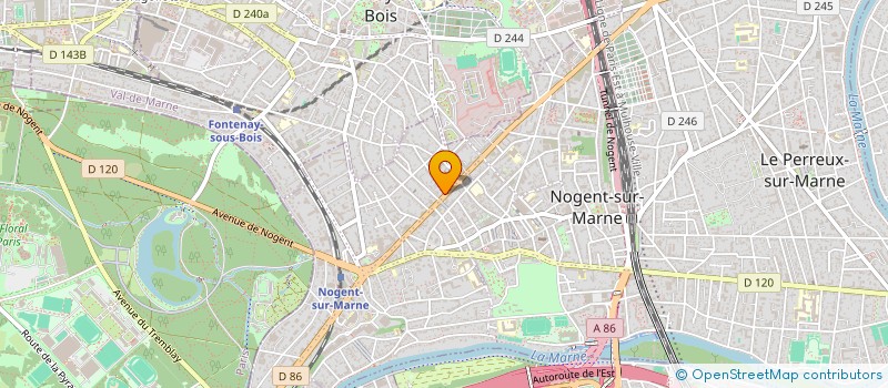 localisation de l'entreprise MADAME RADOSVETA FILIPOVA  NOGENT-SUR-MARNE