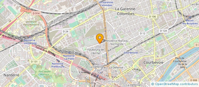 localisation de l'entreprise MADAME RADYA AMMOUR à COURBEVOIE