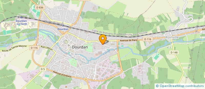 localisation de l'entreprise MADAME RAEMA GOMBESSA à DOURDAN