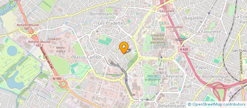 localisation de l'entreprise MADAME RAF YOUSSOUFOU à TOULOUSE