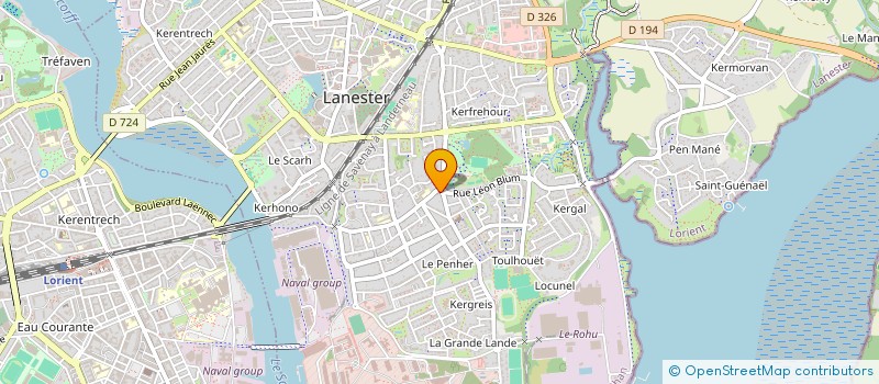 localisation de l'entreprise MADAME RAFAELA CANDEIAS  LANESTER