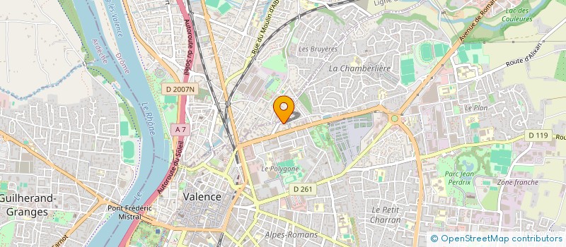 localisation de l'entreprise MADAME RAFAELA DUARTE à VALENCE