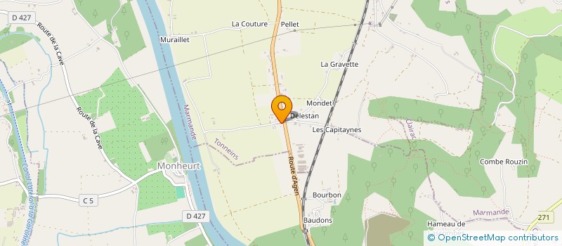 localisation de l'entreprise MADAME RAFAELA MATIAS SEQUEIRA  TONNEINS