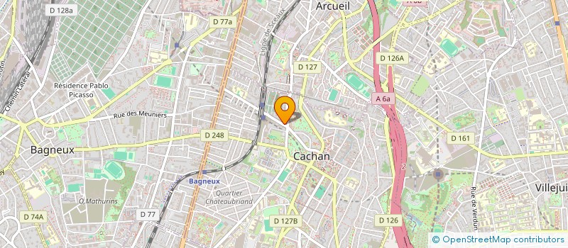 localisation de l'entreprise MADAME RAFAELA OPPELCZ  CACHAN