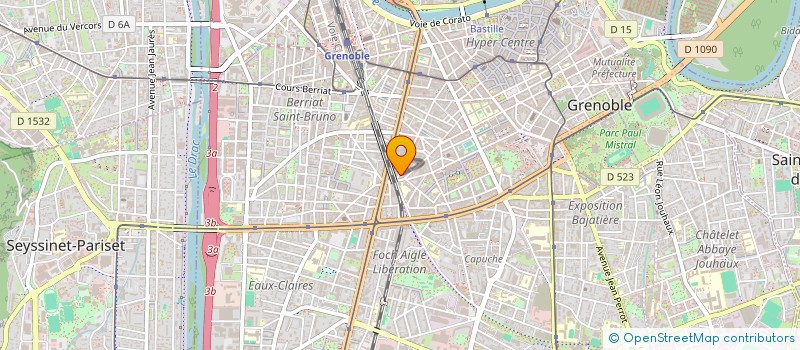 localisation de l'entreprise MADAME RAFAELA SILVA NUNES  GRENOBLE