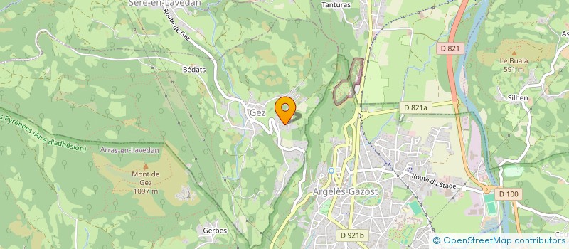 localisation de l'entreprise MADAME RAFAELA TORNAY GARCIA  GEZ