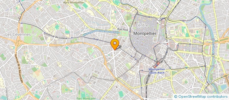 localisation de l'entreprise MADAME RAFAELE BLACHERE à MONTPELLIER