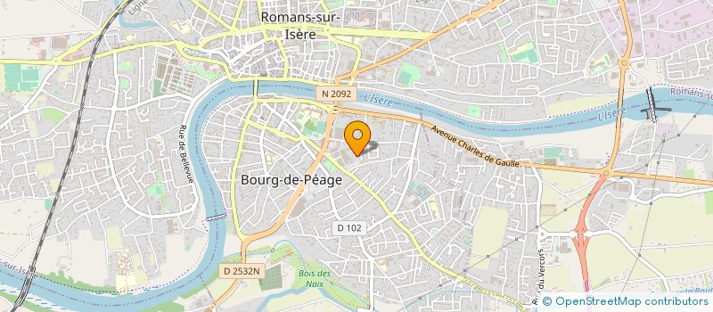 localisation de l'entreprise MADAME RAFAELE BOYADJIAN  BOURG-DE-PEAGE