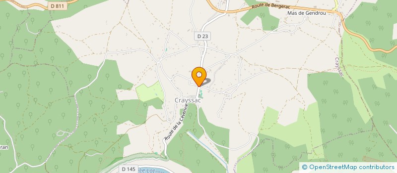 localisation de l'entreprise MADAME RAFFAELE NICOLAS  CRAYSSAC