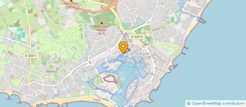 localisation de l'entreprise MADAME RAFFAELLA DE GENNARO à AGDE