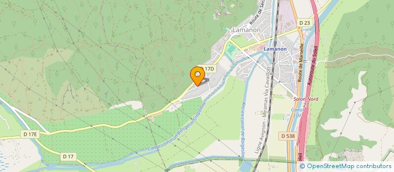 localisation de l'entreprise MADAME RAFFAELLA RONZINI  LAMANON