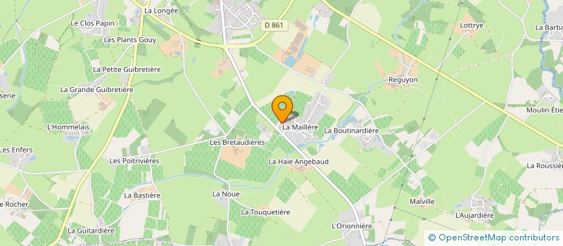 localisation de l'entreprise MADAME RAFFAELLA VAILATI  SAINT-PHILBERT-DE-GRAND-LIEU