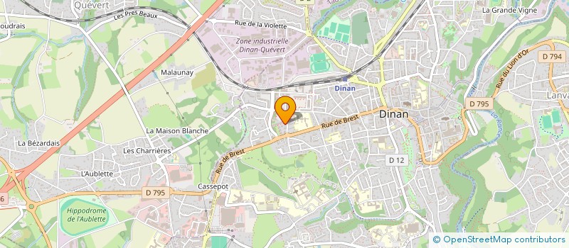 localisation de l'entreprise MADAME RAFFAELLE ACUNZO à DINAN