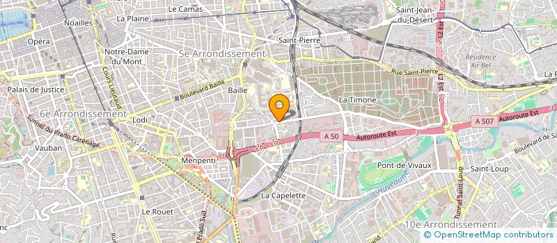 localisation de l'entreprise MADAME RAFFAELLE GUILLOT à MARSEILLE