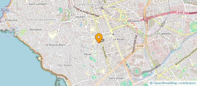 localisation de l'entreprise MADAME RAFIKA CHOUQI à MARSEILLE