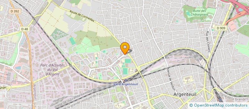 localisation de l'entreprise MADAME RAFIKA FRIDJINE  ARGENTEUIL