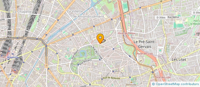 localisation de l'entreprise MADAME RAFIKA HAOUAOUCHI à PARIS