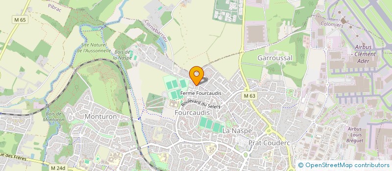 localisation de l'entreprise MADAME RAFIKA LAHLAFI à COLOMIERS