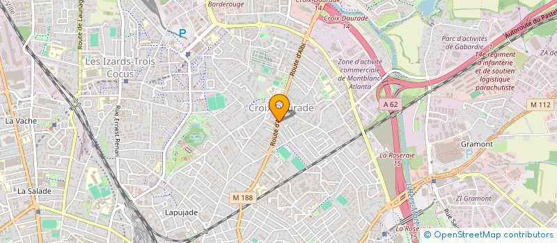 localisation de l'entreprise MADAME RAFIKA TIDADINI  TOULOUSE