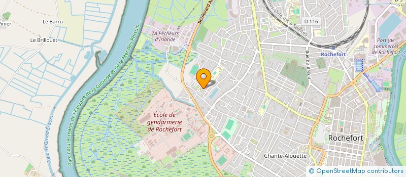 localisation de l'entreprise MADAME RAFIQA ZERGUI  ROCHEFORT