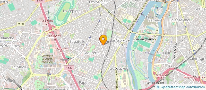localisation de l'entreprise MADAME RAGHAPRIYA BASKARAN  TOULOUSE