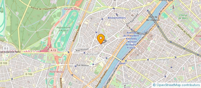 localisation de l'entreprise MADAME RAHA FARZANEHPOUR à PARIS