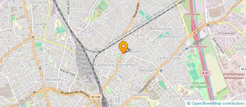 localisation de l'entreprise MADAME RAHARINIRINA TREBALAGE à TOULOUSE