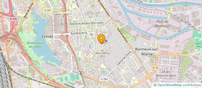 localisation de l'entreprise MADAME RAHELA BEGUM  CRETEIL