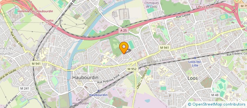 localisation de l'entreprise MADAME RAHELA BITTMANN  HAUBOURDIN