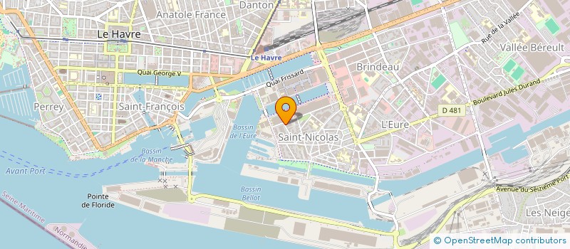 localisation de l'entreprise MADAME RAHELA MARIN à LE HAVRE