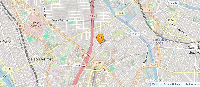 localisation de l'entreprise MADAME RAHIMA KHIRENNAS  MAISONS-ALFORT