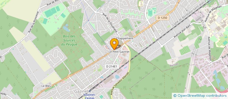 localisation de l'entreprise MADAME RAHIMA LEGRAND  CESTAS