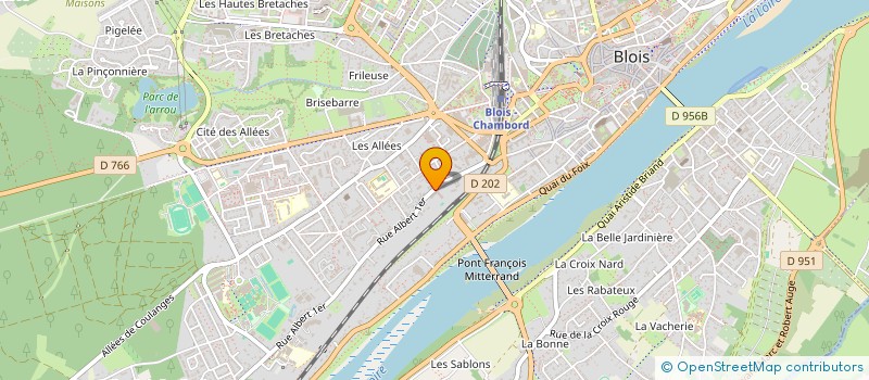 localisation de l'entreprise MADAME RAHIMA MEZIANE  BLOIS